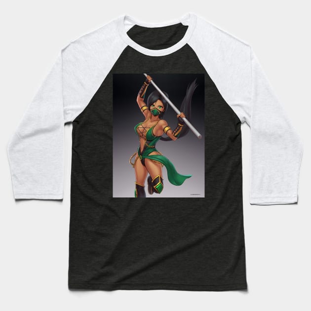 Jade Baseball T-Shirt by hybridmink